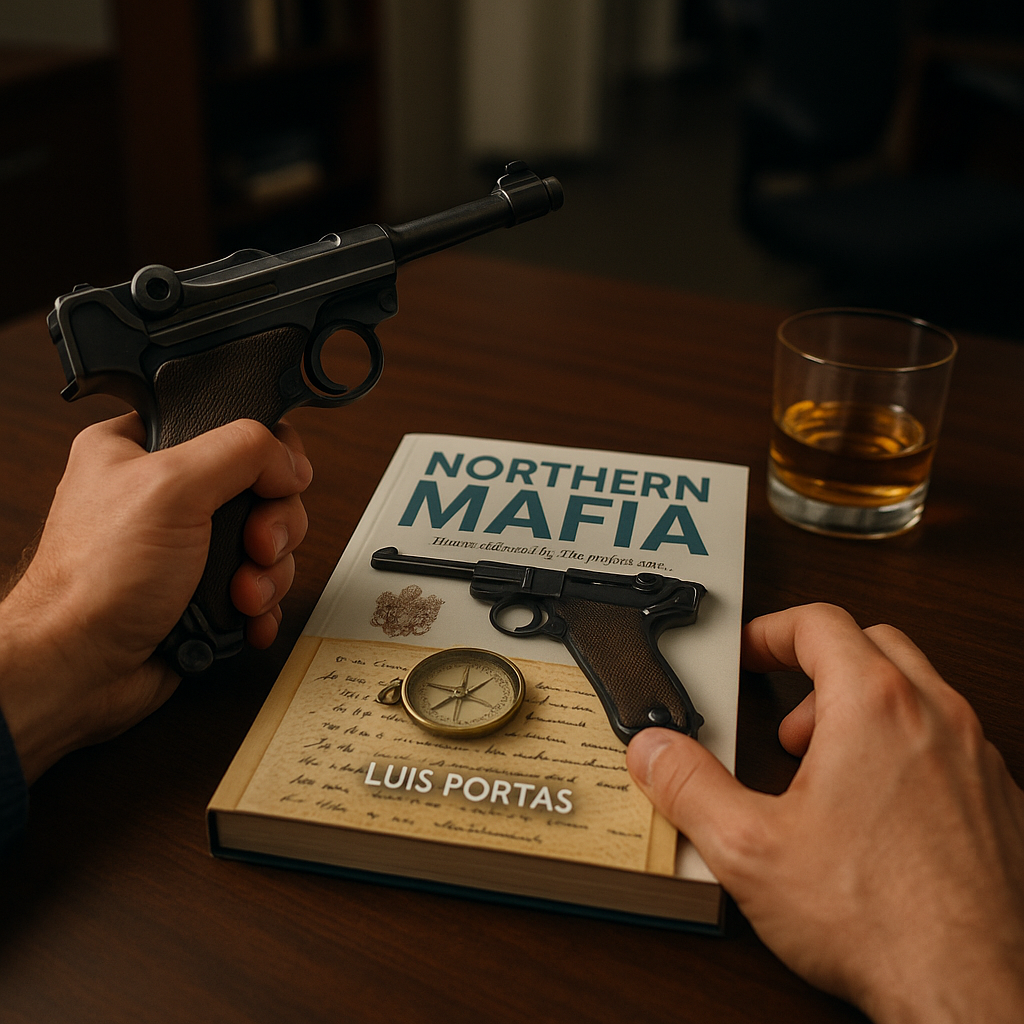 The Northern Mafia thriller novel cover by Luis Portas